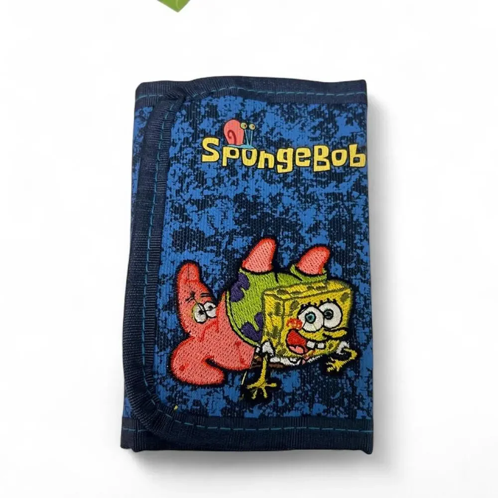 SpongeBob SquarePants Pink & Blue Tifold 2pc Wallet
